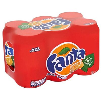 Fanta Fruit Twist (6x330ml) Pack of 2 Fanta Fruit Twist (6x330ml) Pack of 2