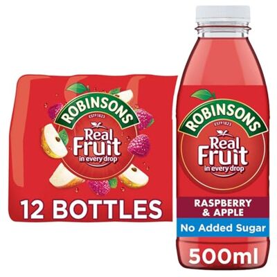 Robinsons Ready to Drink Raspberry & Apple Juice Drink PMP 500ml Robinsons Ready to Drink Raspberry & Apple Juice Drink PMP 500ml