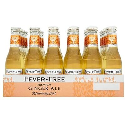 London Grocery Fever-Tree Refreshingly Light Premium Ginger Ale 24 x 200ml Case of 24 London Grocery Fever-Tree Refreshingly Light Premium Ginger Ale 24 x 200ml Case of 24