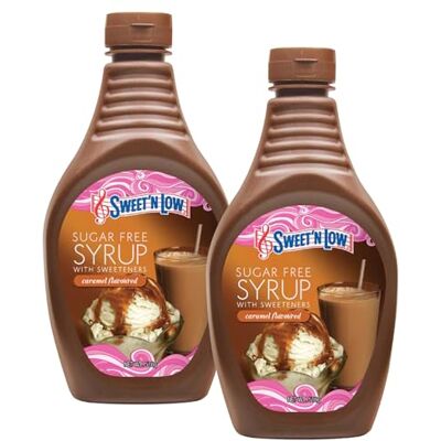 Sweet'N Low Sugar Free Caramel Flavoured Syrup 2x 510g For Dessert & Drinks Sweet'N Low Sugar Free Caramel Flavoured Syrup 2x 510g For Dessert & Drinks
