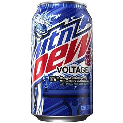 Pound Veg Mountain Dew Voltage Raspberry Citrus (Voltage Pack of 12) Pound Veg Mountain Dew Voltage Raspberry Citrus (Voltage Pack of 12)