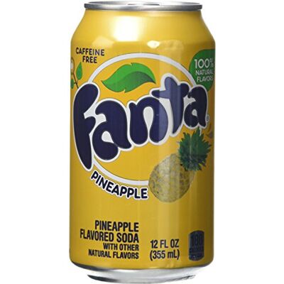 Fanta Pineapple 355 ml (Pack of 6) Fanta Pineapple 355 ml (Pack of 6)
