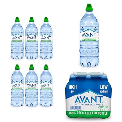 Avant Natural Spring Still Water 1L Sportscap x 6 Avant Natural Spring Still Water 1L Sportscap x 6