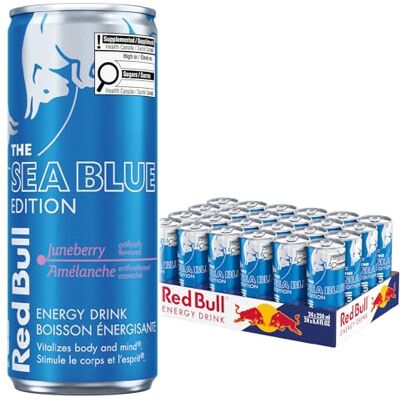 Red Bull Energy Drink, The Sea Blue Edition, 250ml (24 pack) Red Bull Energy Drink, The Sea Blue Edition, 250ml (24 pack)