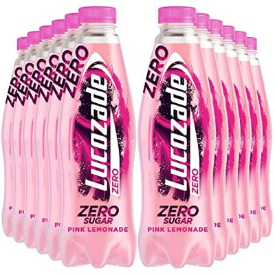 Lucozade - Energy Zero Pink Lemonade - 6x900ml Lucozade - Energy Zero Pink Lemonade - 6x900ml