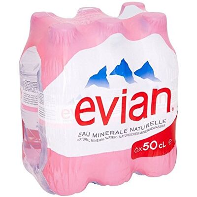 evian Natural Still Mineral Water (6x500ml) Pack of 2 evian Natural Still Mineral Water (6x500ml) Pack of 2