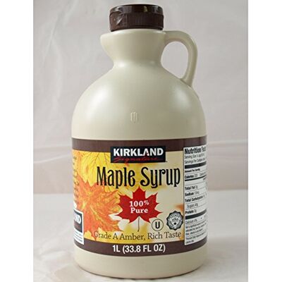 KIRKLAND Maple Syrup Glade A Dark Amber 1250gx2 This KIRKLAND Maple Syrup Glade A Dark Amber 1250gx2 This