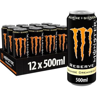 Coca-Cola Europacific Partners Monster Can Orange 500 ml (Pack of 12) Coca-Cola Europacific Partners Monster Can Orange 500 ml (Pack of 12)