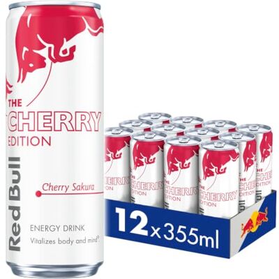 Red Bull Cherry Sakura Spring Edition 355ml, 12 cans Red Bull Cherry Sakura Spring Edition 355ml, 12 cans