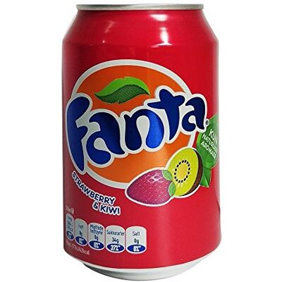 Fanta Strawberry and Kiwi, 330 ml, Pack of 12 Fanta Strawberry and Kiwi, 330 ml, Pack of 12