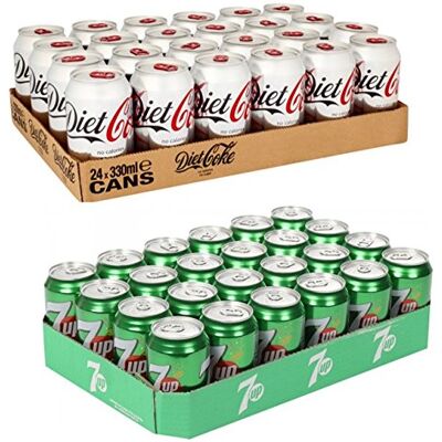 UK Diet Coke , 7up 48 x 330ml Diet Coca Cola & Regular 7Up Multi Pack Offer UK Diet Coke , 7up 48 x 330ml Diet Coca Cola & Regular 7Up Multi Pack Offer