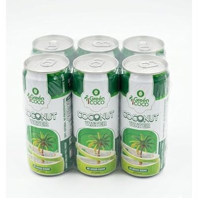 Green COCO Pure Coconut Water 320ml (Pack of 6) – 100% Natural coconut Drink, No Added Sugar, Fat-Free Hydration, Non-GMO & Vegan Friendly,Vietnam product Green COCO Pure Coconut Water 320ml (Pack of 6) – 100% Natural coconut Drink, No Added Sugar, Fat-Free Hydration, Non-GMO & Vegan Friendly,Vietnam product