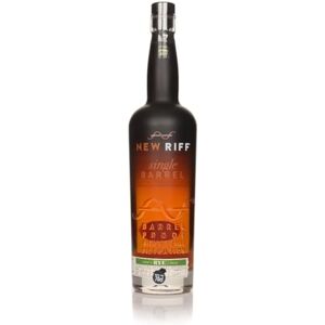 New Riff Single Barrel Rye Whiskey Full Bodied with a virant and spicy character Aged 4 years in toasted New Oak Barrels 75cl 55.75% ABV New Riff Single Barrel Rye Whiskey Full Bodied with a virant and spicy character Aged 4 years in toasted New Oak Barrels 75cl 55.75% ABV