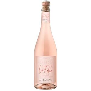 Mirabeau La Folie Sparkling Rosé 75cl l Pale Dry Sparkling Rosé Wine from South of France l 12% ABV l B-Corp Certified Mirabeau La Folie Sparkling Rosé 75cl l Pale Dry Sparkling Rosé Wine from South of France l 12% ABV l B-Corp Certified