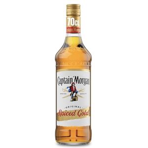 Captain Morgan Original Spiced Gold 35% vol 70cl Caribbean Rum Based Spirit Drink with Spice Vanilla & Brown Sugar Flavours for a Spiced Rum Cocktail Perfect for Xmas Captain Morgan Original Spiced Gold 35% vol 70cl Caribbean Rum Based Spirit Drink with Spice Vanilla & Brown Sugar Flavours for a Spiced Rum Cocktail Perfect for Xmas