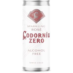 Codorníu Codorniu 0.0 Percent Alcohol-Free Sparkling Rose Wine 12x250ml Cans Codorníu Codorniu 0.0 Percent Alcohol-Free Sparkling Rose Wine 12x250ml Cans
