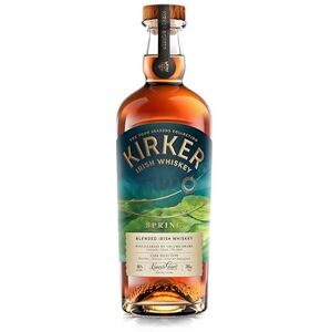 Kirker & Greer Kirker Four Seasons Spring Whiskey Irish Whiskey with Notes of Pear, Elderflower, Gooseberry, Honeysuckle, Cherry Blossom and Acacia Honey Blended in Ulster, Ireland 46% ABV 700ML Kirker & Greer Kirker Four Seasons Spring Whiskey Irish Whiskey with Notes of Pear, Elderflower, Gooseberry, Honeysuckle, Cherry Blossom and Acacia Honey Blended in Ulster, Ireland 46% ABV 700ML