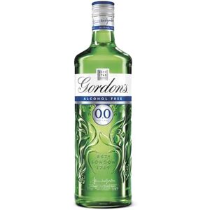 Gordon's Alcohol Free Spirit 0% Vol 70cl Created With The Gin Botanicals Used In London Dry Piny Juniper Character For A Non Alcoholic Gin & Tonic Gordon's Alcohol Free Spirit 0% Vol 70cl Created With The Gin Botanicals Used In London Dry Piny Juniper Character For A Non Alcoholic Gin & Tonic