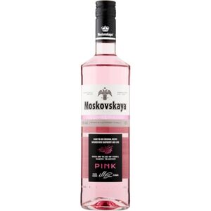 Moskovskaya Pink Vodka Raspberry & Lime Flavoured – Classic Spirit Distilled From Natural Ingredients For Mixers, Tonics, & Cocktails European Made 38% Vol 70cl (700ml/0.7 Litre) Glass Bottle Moskovskaya Pink Vodka Raspberry & Lime Flavoured – Classic Spirit Distilled From Natural Ingredients For Mixers, Tonics, & Cocktails European Made 38% Vol 70cl (700ml/0.7 Litre) Glass Bottle