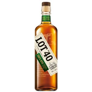 Lot 40 Canadian Rye Whisky 70cl 43% Rye Bread, Vanilla & Spice Perfect Neat or in Cocktails Lot 40 Canadian Rye Whisky 70cl 43% Rye Bread, Vanilla & Spice Perfect Neat or in Cocktails