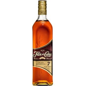 FLOR DE CAÑA 7yr Grand Reserve Rum 70cl, 40% ABV Sustainably produced, Premium Golden Aged Rum Nicaragua FLOR DE CAÑA 7yr Grand Reserve Rum 70cl, 40% ABV Sustainably produced, Premium Golden Aged Rum Nicaragua