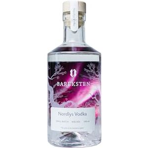 Bareksten Nordlys Vodka The Spirit of The Northern Lights Pure & Soft Taste Small Batches from Norway 40% Vol. 500 ml Bareksten Nordlys Vodka The Spirit of The Northern Lights Pure & Soft Taste Small Batches from Norway 40% Vol. 500 ml