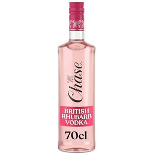 Chase Distillery Chase British Rhubarb Vodka 40% vol 70cl Inspired by the Wild Fresh Rhubarb & Sweet Vanilla Enjoy as a Vodka & Lemonade or in Cocktails Chase Distillery Chase British Rhubarb Vodka 40% vol 70cl Inspired by the Wild Fresh Rhubarb & Sweet Vanilla Enjoy as a Vodka & Lemonade or in Cocktails