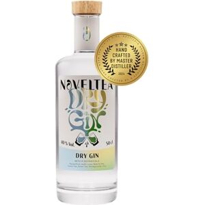 NOVELTEA Dry Gin Gin with Tea Botanicals 40% Vol. Vegan Gluten free NOVELTEA Dry Gin Gin with Tea Botanicals 40% Vol. Vegan Gluten free