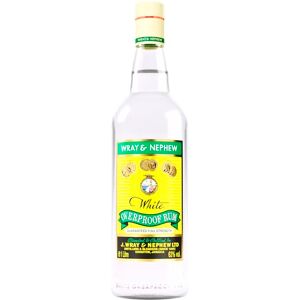 Wray & Nephew Rum 100 cl, 63% ABV White Overproof Jamaica Rum Wray & Nephew Rum 100 cl, 63% ABV White Overproof Jamaica Rum