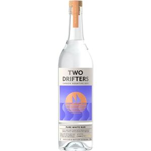 Two Drifters Rum Two Drifters Pure White Premium White Rum Distilled in Devon Sustainable, Carbon-Negative Craft Rum 70cl Two Drifters Rum Two Drifters Pure White Premium White Rum Distilled in Devon Sustainable, Carbon-Negative Craft Rum 70cl