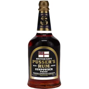 Pusser's Rum , Black Label Gunpowder Rum, 70 cl, 54.5 % ABV, Original Royal Navy Blend, produced at original Admiralty Strength, Great Father's Day Gift Pusser's Rum , Black Label Gunpowder Rum, 70 cl, 54.5 % ABV, Original Royal Navy Blend, produced at original Admiralty Strength, Great Father's Day Gift