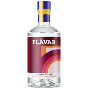 FLÄVAR Salted Caramel Vodka Schnapps, 70cl, 21% ABV. FLÄVAR Salted Caramel Vodka Schnapps, 70cl, 21% ABV.