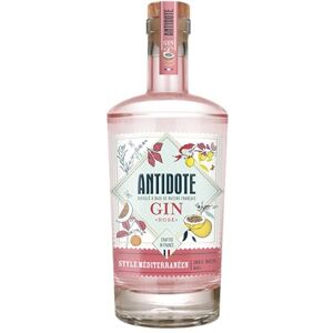 Antidote Mediterranean Gin Premium Quality Produced in France from French grapes 17 aromatic plants, 5 distillations 40% (1 x 0,70 L) Antidote Mediterranean Gin Premium Quality Produced in France from French grapes 17 aromatic plants, 5 distillations 40% (1 x 0,70 L)