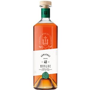 MONLUC Armagnac “Emerald Anniversary” 40-Year-Old – Rare Grand Cru Ugni Blanc & Baco Blend – Raisin, Citrus & Rancio Depth – 43 % ABV MONLUC Armagnac “Emerald Anniversary” 40-Year-Old – Rare Grand Cru Ugni Blanc & Baco Blend – Raisin, Citrus & Rancio Depth – 43 % ABV