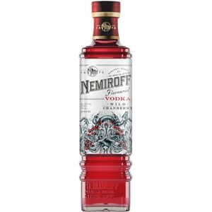 Nemiroff Wild Cranberry Flavoured Vodka 70cl Award-Winning made from Natural Ingredients Lux-class Grain Alcohol 40% vol Nemiroff Wild Cranberry Flavoured Vodka 70cl Award-Winning made from Natural Ingredients Lux-class Grain Alcohol 40% vol