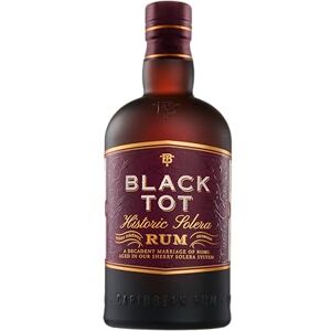 Black Tot Historic Solera Rum Sherry Cask Rum 70cl 46.2% Notes of Dark Fruit, Coffee, and Chocolate Perfect for Gifting Black Tot Historic Solera Rum Sherry Cask Rum 70cl 46.2% Notes of Dark Fruit, Coffee, and Chocolate Perfect for Gifting