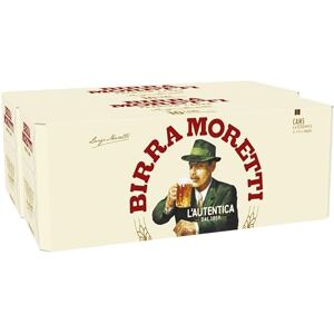 Birra Moretti Lager Beer, 330 ml (Pack of 20) Birra Moretti Lager Beer, 330 ml (Pack of 20)