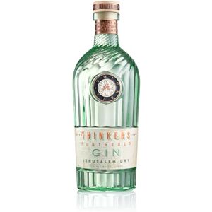 Thinkers Jerusalem Dry Gin A London Dry Style Gin Jubiper, Coriander, Amgelica Root Unparalleled Balance & Elegance Winner Of Platinum Medals For taste And Bottle Design Thinkers Jerusalem Dry Gin A London Dry Style Gin Jubiper, Coriander, Amgelica Root Unparalleled Balance & Elegance Winner Of Platinum Medals For taste And Bottle Design
