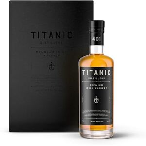 Titanic Distillers , Collector's Edition Premium Irish Whiskey, With Branded Glencairn Tasting Glass & Set of Granite Whiskey Stones, 5 Part Blend With Peat Smoke Finish, Great Gift, 40% ABV, 700ml Titanic Distillers , Collector's Edition Premium Irish Whiskey, With Branded Glencairn Tasting Glass & Set of Granite Whiskey Stones, 5 Part Blend With Peat Smoke Finish, Great Gift, 40% ABV, 700ml