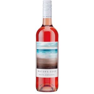 Water's Edge White Zinfandel Rosé Wine 75cl, Californian Off-Dry Rosé with Strawberry, Summer Berry and Floral Notes, Light Fruity Pink Wine for Picnics and Garden Gatherings Water's Edge White Zinfandel Rosé Wine 75cl, Californian Off-Dry Rosé with Strawberry, Summer Berry and Floral Notes, Light Fruity Pink Wine for Picnics and Garden Gatherings