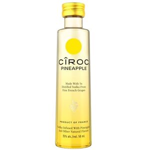 Ciroc Cîroc Pineapple Flavoured Vodka 40% vol 15x5cl Ultra-Premium Vodka Distilled 5 Times Tropical Taste Infused with Natural Flavours & Pineapple Ciroc Cîroc Pineapple Flavoured Vodka 40% vol 15x5cl Ultra-Premium Vodka Distilled 5 Times Tropical Taste Infused with Natural Flavours & Pineapple