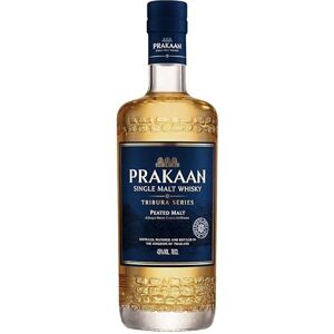 Prakaan Peated Cask Single Malt Thai Whisky, 70cl, 43% ABV, Tribura Series, Aged in Ex-Bourbon American Oak Casks, Warming & Long Finish with Fruitiness and Sweet Smoke Notes Prakaan Peated Cask Single Malt Thai Whisky, 70cl, 43% ABV, Tribura Series, Aged in Ex-Bourbon American Oak Casks, Warming & Long Finish with Fruitiness and Sweet Smoke Notes