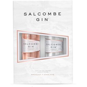 Salcombe Gin 'Rosé Sainte Marie’ and 'Start Point' Miniature Gift Set 2 x 5cl mini gins Perfect wedding favour or cocktail drink gift Salcombe Gin 'Rosé Sainte Marie’ and 'Start Point' Miniature Gift Set 2 x 5cl mini gins Perfect wedding favour or cocktail drink gift