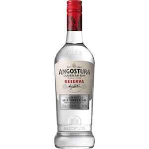 ANGOSTURA Reserva Premium White Rum 37.5% ABV 70cl Aged 3 Years Perfect for Mixing Notes of Vanilla and Spice ANGOSTURA Reserva Premium White Rum 37.5% ABV 70cl Aged 3 Years Perfect for Mixing Notes of Vanilla and Spice