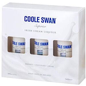 Coole Swan Irish Cream Liqueur 3 x 50ml, 16% Award-Winning Whiskey, Chocolate, Cream Drink Perfect Over Ice, In Cocktails, Iced Or Hot Coffee Or As A Gift Made In Ireland Coole Swan Irish Cream Liqueur 3 x 50ml, 16% Award-Winning Whiskey, Chocolate, Cream Drink Perfect Over Ice, In Cocktails, Iced Or Hot Coffee Or As A Gift Made In Ireland