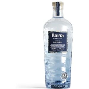 BARRA Isle of Distillers Gin 70cl 46% ABV award winning premium alcohol from the Outer Hebrides 100% Plastic-Free and Recyclable Bottle BARRA Isle of Distillers Gin 70cl 46% ABV award winning premium alcohol from the Outer Hebrides 100% Plastic-Free and Recyclable Bottle