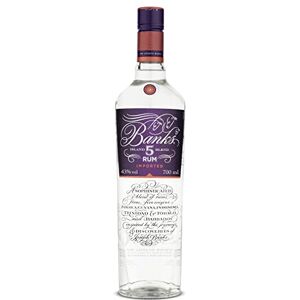 Banks 5 Island Blend Premium White Rum, 43% ABV, 70cl / 700ml, Sophisticated Blend From 5 Origins including Jamaica, Guyana, and Java Banks 5 Island Blend Premium White Rum, 43% ABV, 70cl / 700ml, Sophisticated Blend From 5 Origins including Jamaica, Guyana, and Java