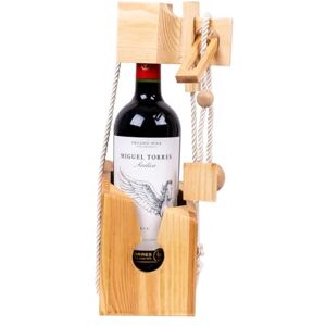 Vintage Marque Wooden Wine Puzzle Gift Set with Miguel Torres Andica Gran Reserva Carmenere 2022 75 cl Bottle Brain Teaser Fun for Adults Unique and Challenging Entertainment Gift Idea Vintage Marque Wooden Wine Puzzle Gift Set with Miguel Torres Andica Gran Reserva Carmenere 2022 75 cl Bottle Brain Teaser Fun for Adults Unique and Challenging Entertainment Gift Idea