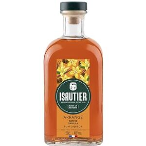 Isautier Coffee & Vanilla Infused Rum Premium Arrangé Rum Café Vanille Traditional Spirit from Reunion Island 40% ABV (1 x 50cl) Isautier Coffee & Vanilla Infused Rum Premium Arrangé Rum Café Vanille Traditional Spirit from Reunion Island 40% ABV (1 x 50cl)