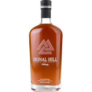 Signal Hill Canadian Whisky, 70cl, 40% ABV, Non-Chill-Filtered Premium Whisky, crafted from the finest Canadian Corn and Barley Signal Hill Canadian Whisky, 70cl, 40% ABV, Non-Chill-Filtered Premium Whisky, crafted from the finest Canadian Corn and Barley